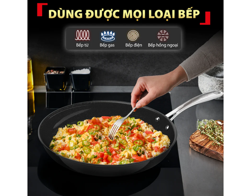 Chảo Chiên Ceramic Cao Cấp Fusion Core 24cm Tefal ảnh 6