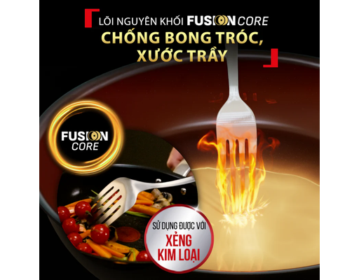 Chảo Chiên Chống Dính PTFE Fusion Core 26cm Tefal ảnh 4