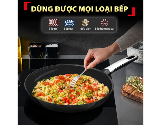 Chảo Chiên Chống Dính PTFE Fusion Core 26cm Tefal ảnh 7