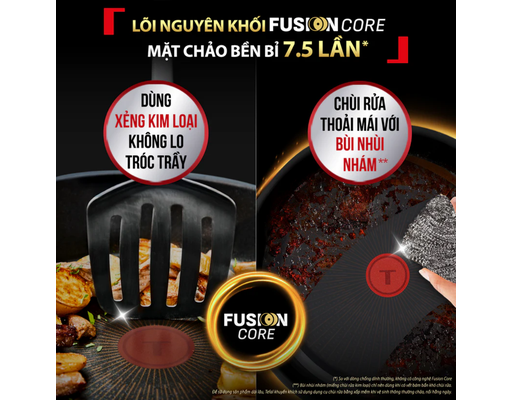 Chảo Chiên Chống Dính PTFE Fusion Core 28cm Tefal ảnh 5