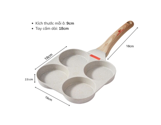 Chảo Breakfast Có Nắp Kính SC_F1919 Super Chef ảnh 3