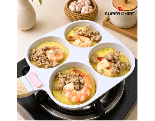 Chảo Breakfast Có Nắp Kính SC_F1919 Super Chef ảnh 5