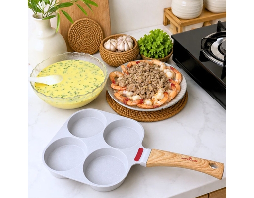 Chảo Breakfast Có Nắp Kính SC_F1919 Super Chef ảnh 6