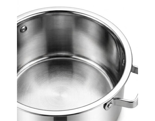 Nồi Inox 304 Nắp Kính Đáy Từ NTQV22 20cm Ticook ảnh 3