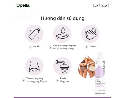 Dung Dịch Vệ Sinh Phụ Nữ Dưỡng Ẩm Soft & Silky 250ml Lactacyd ảnh 5