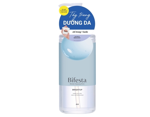 Nước Tẩy Trang Dưỡng Ẩm Và Sáng Da Micellar Cleasinng Water Brightup 400ml Bifesta ảnh 0