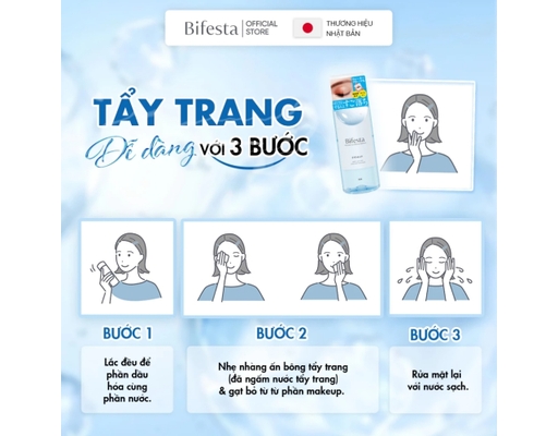 Dầu Tẩy Trang Mắt Và Môi Eye Makeup Remover O 145ml Bifesta ảnh 5