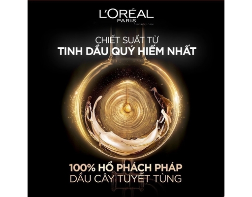 Dầu Gội Dưỡng Tóc Suôn Mượt Extraordinary Oil Shampoo Sublime Sleek 440ml L'Oreal ảnh 4