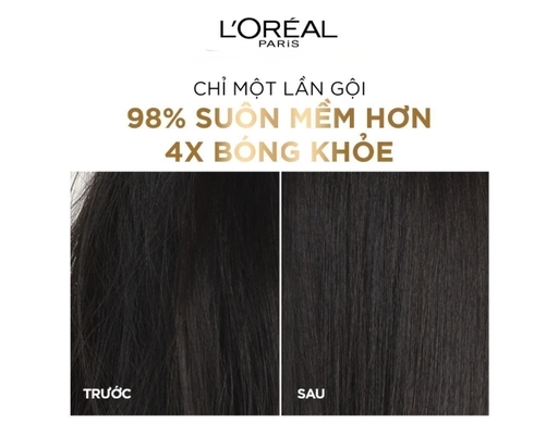 Hộp Quà Dầu Gội Xả L'Oreal Dưỡng Tóc Suôn Mượt Extraordinary Oil Sublime Sleek L'Oreal ảnh 10