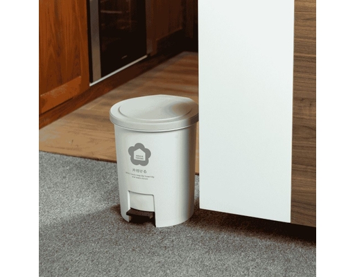 Thùng Rác Đạp Tròn Hiro 6L Inochi ảnh 3