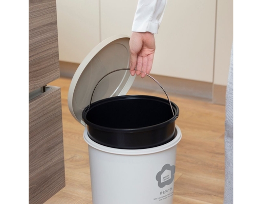 Thùng Rác Đạp Tròn Hiro 6L Inochi ảnh 4