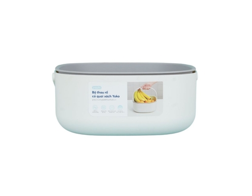 Bộ Thau Rổ Có Quai Xách Yoko 27cm Inochi ảnh 2