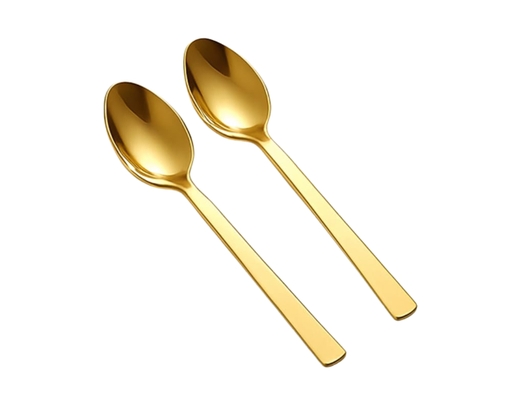 Lô 2 Muỗng Súp Inox Vàng TW6 21.5cm Tuyết Mai ảnh 0