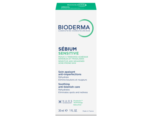 Kem Dưỡng Dịu Da Cấp Ẩn Giảm Mụn Sébium Sensitive 30ml BIODERMA ảnh 2