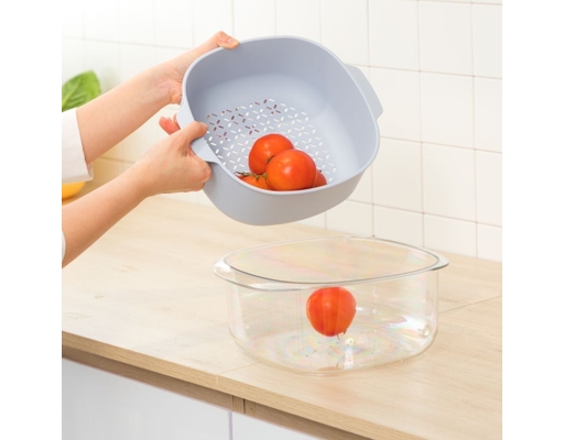 Bộ Thau Rổ Vuông Yoko 27cm Inochi ảnh 8