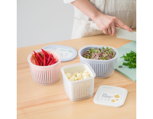 Hộp Đựng Hành Tỏi Vuông Hokkaido Inochi ảnh 4
