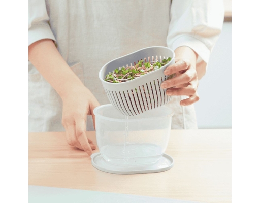 Hộp Đựng Hành Tỏi Oval Hokkaido Inochi ảnh 4