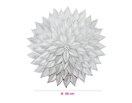 Tấm Lót Bàn Ăn Họa Tiết Lá Nhỏ 38cm Lâm Hà ảnh 2