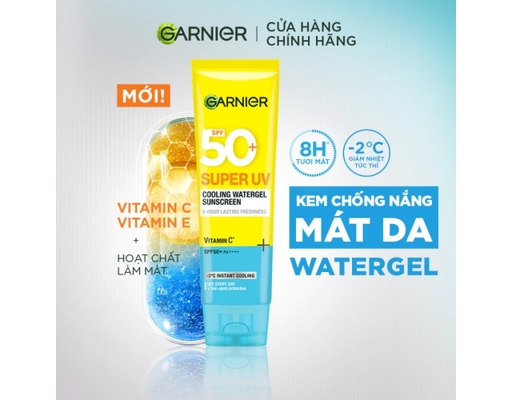 Kem Chống Nắng Mát Da Super UV Cooling Watergel SPF50+ PA++++ 30ml GARNIER ảnh 1