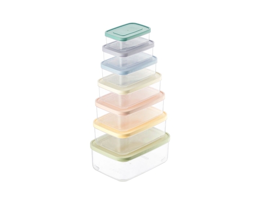 Bộ 7 Hộp Bảo Quản Thực Phẩm Hokkaido Rainbow Inochi ảnh 1