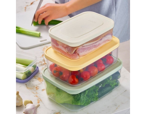 Bộ 7 Hộp Bảo Quản Thực Phẩm Hokkaido Rainbow Inochi ảnh 3