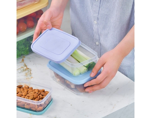 Bộ 7 Hộp Bảo Quản Thực Phẩm Hokkaido Rainbow Inochi ảnh 4