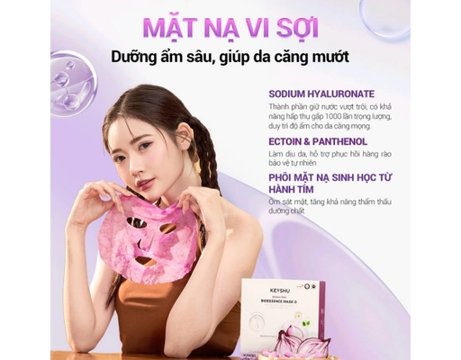 Mặt Nạ Hành Tím Dưỡng Ẩm Làm Dịu Mờ Sẹo & Thâm 30ml KEYSHU ảnh 2