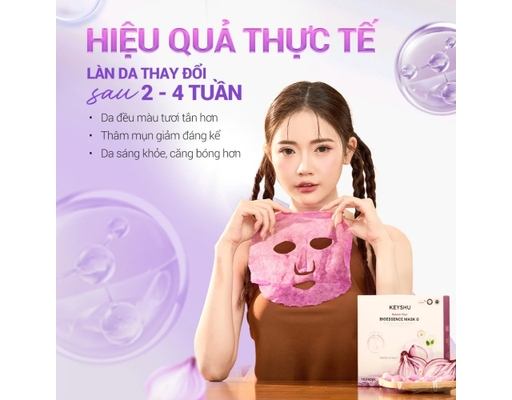Mặt Nạ Hành Tím Dưỡng Ẩm Làm Dịu Mờ Sẹo & Thâm 30ml KEYSHU ảnh 3