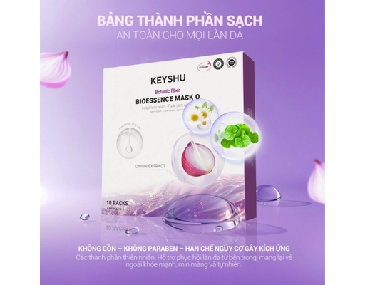 Mặt Nạ Hành Tím Dưỡng Ẩm Làm Dịu Mờ Sẹo & Thâm 30ml KEYSHU ảnh 5