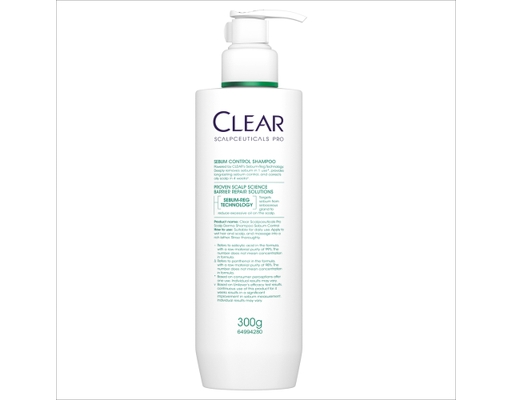 Dầu Gội Kiểm Soát Nhờn Sebum Control 300g Clear ảnh 2