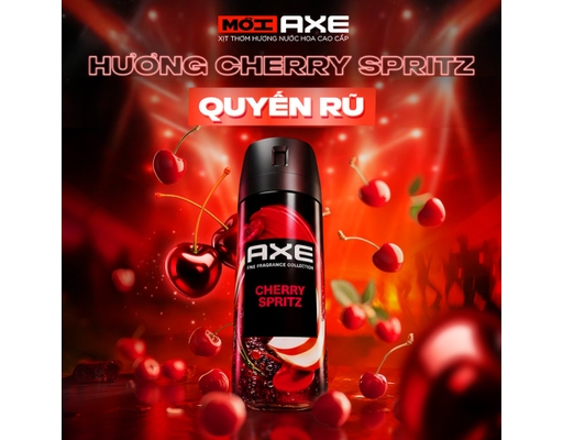 Xịt Thơm Nước Hoa Cao Cấp Hương Cherry Spritz 135ml AXE ảnh 2
