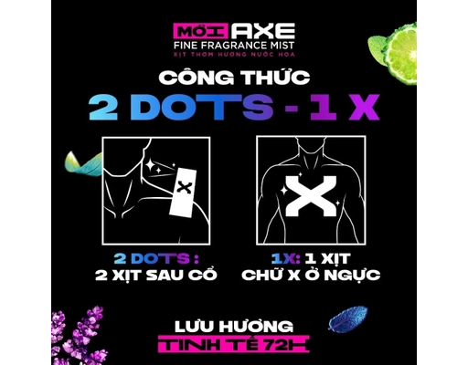 Xịt Thơm Nước Hoa Cao Cấp Hương Cherry Spritz 135ml AXE ảnh 4