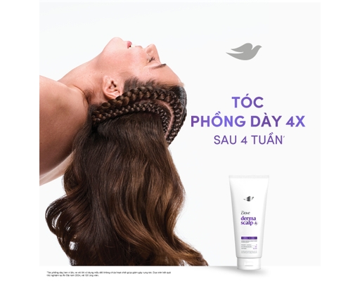 Kem Xả Giảm Rụng & Giúp Tóc Phồng Dày Derma Hairfall 300g Dove ảnh 4
