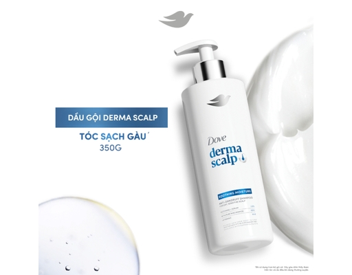 Dầu Gội Sạch Gàu & Tóc Mềm Mượt Derma Soothing 350g Dove ảnh 2