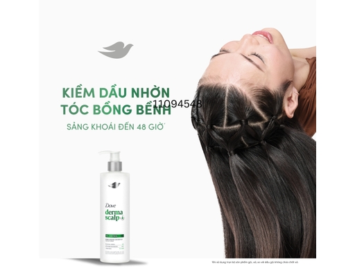 Dầu Gội Giúp Kiềm Dầu Nhờn & Cho Tóc Sạch Thoáng Derma Oil Control 350g Dove ảnh 3