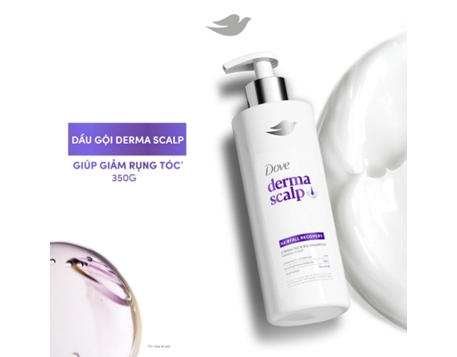 Dầu Gội Giảm Rụng & Giúp Tóc Phồng Dày Derma Hairfall 350g Dove ảnh 1