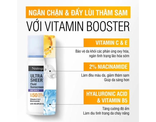 Kem Chống Nắng Ultra Sheer Fluid SPF50 PA++++ 40ml Neutrogena ảnh 5