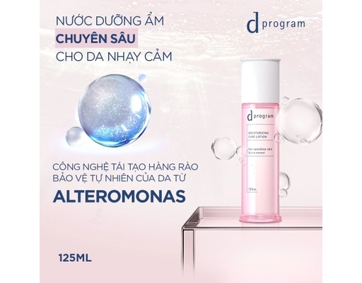 Nước Dưỡng Ẩm Tối Ưu Cho Da Nhạy Cảm Moisturizing Care Lotion 125ml D Program ảnh 1