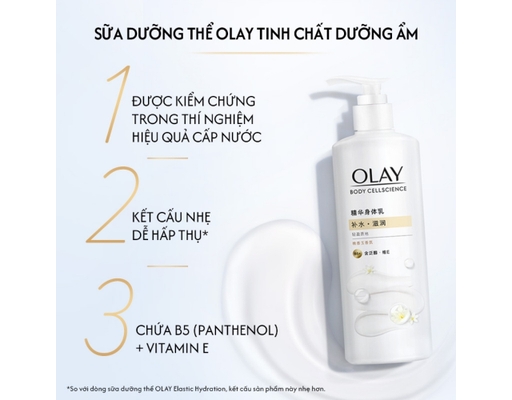 Kem Dưỡng Thể Phục Hồi Da Hương Hoa Lily B5+ Lily 260g OLAY ảnh 2