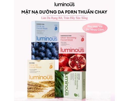Mặt Nạ Thuần Chay Chiết Xuất Gạo Hỗ Trợ Cấp Ẩm, Cải Thiện Màu Da, Hỗ Trợ Da Sáng Rạng Rỡ Luminous Rice PDRN Tone Up 25ml COLORKEY ảnh 1