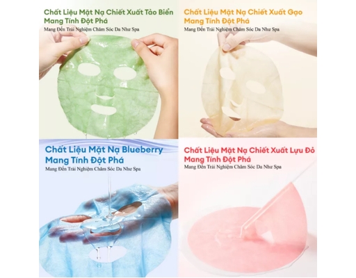 Mặt Nạ Thuần Chay Chiết Xuất Lựu Đỏ Hỗ Trợ Cấp Ẩm Chống Oxy Hóa, Giúp Làn Da Rạng Rỡ Mịn Màng Luminous Pomegranate PDRN Glow 25ml COLORKEY ảnh 8