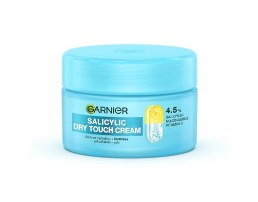 Kem Dưỡng Ẩm Kết Cấu Mochi Kiềm Dầu Cho Da Dầu Mụn Mochi Salicylic & Niacinamide Dry Touch Cream 30ml GARNIER ảnh 0