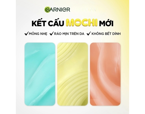 Kem Dưỡng Ẩm Kết Cấu Mochi Kiềm Dầu Cho Da Dầu Mụn Mochi Salicylic & Niacinamide Dry Touch Cream 30ml GARNIER ảnh 4