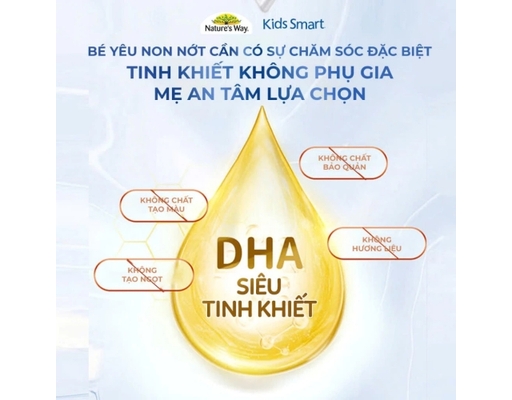 Thực Phẩm Bảo Vệ Sức Khỏe Bổ Sung DHC, EPA Cho Trẻ Em Tốt Cho Não Bộ, Mắt Và Hệ Thần Kinh Kids Smart Drops DHA 20ml Nature's Way ảnh 7