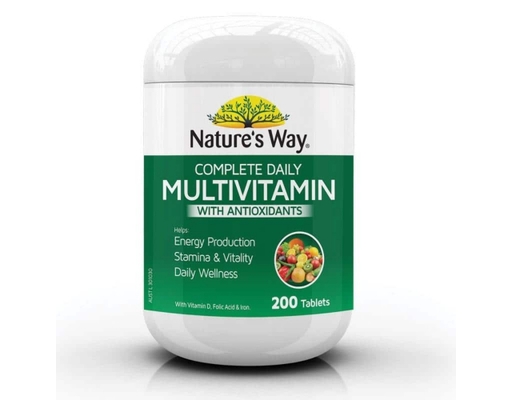Thực Phẩm Bảo Vệ Sức Khỏe Bổ Sung Vitamin Và Khoáng Chất Complete Daily Multivitamin 200 Viên Nature's Way ảnh 0