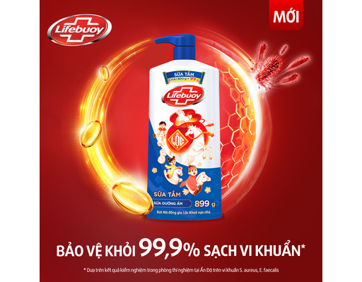 Sữa Tắm Dưỡng Ẩm Chăm Sóc Da Diệt Khuẩn 800g Lifebuoy ảnh 4