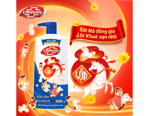 Sữa Tắm Dưỡng Ẩm Chăm Sóc Da Diệt Khuẩn 800g Lifebuoy ảnh 5