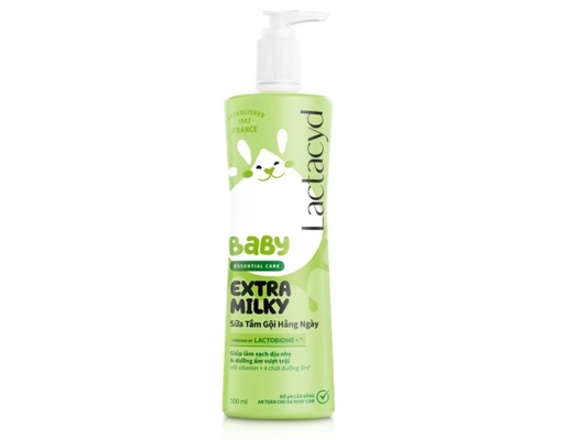 Sữa Tắm Gội Trẻ Em Baby Extra Milky 500ml Lactacyd ảnh 0