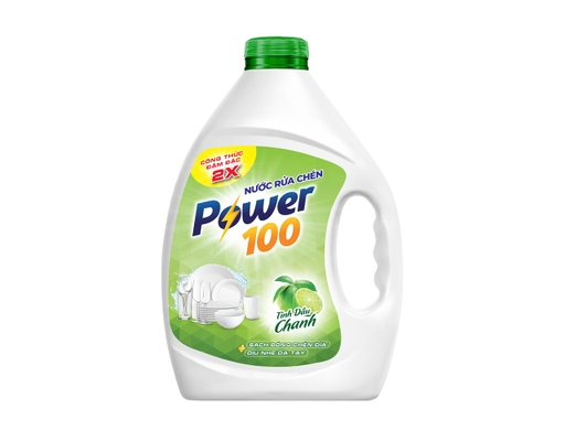 Nước Rửa Chén Chiết Xuất Chanh 3.5kg Power100 ảnh 0