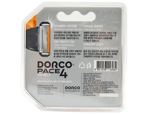 Đầu Dao Cạo Pace 4 FRA1040-B 4 Cái DORCO ảnh 1